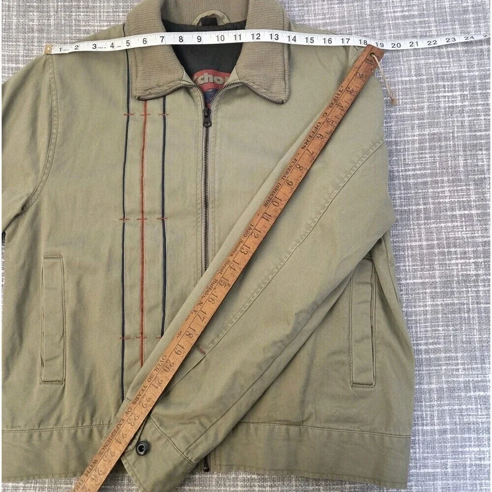 VTG Schott HP Racing Team Jacket Men's M Tan